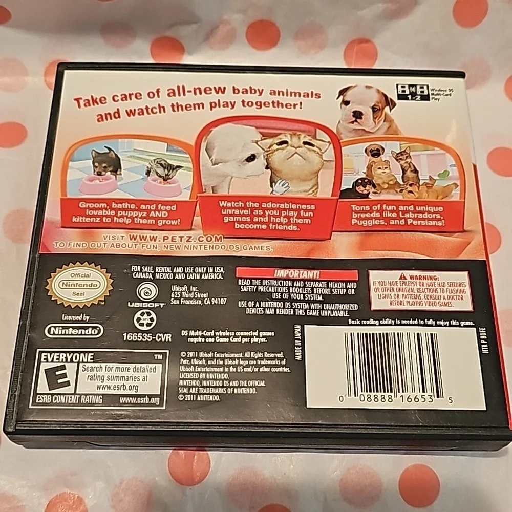 Nintendo DS  Petz (Puppyz & Kittenz)